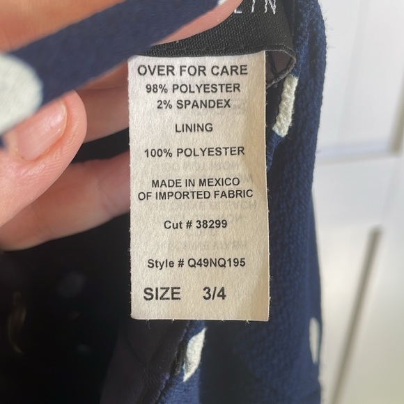 Blue and White Polka Dot Flair Mini - Picture 8 of 8